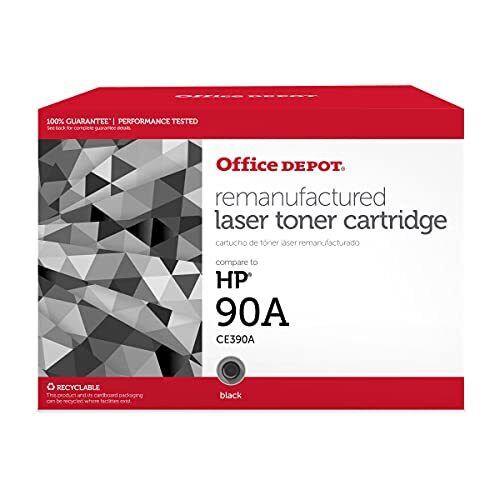 Office Depot® - Reman Toner - HP 90a Reman Black Toner Cartridge - HP 90A Rem...