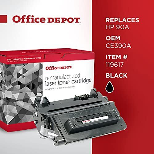 Office Depot® - Reman Toner - HP 90a Reman Black Toner Cartridge - HP 90A Rem...