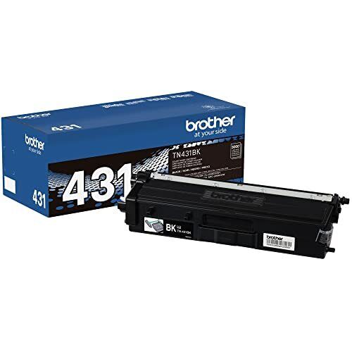 Brother Printer TN431BK Standard Yield Toner-Retail Packaging  Black 1 Size