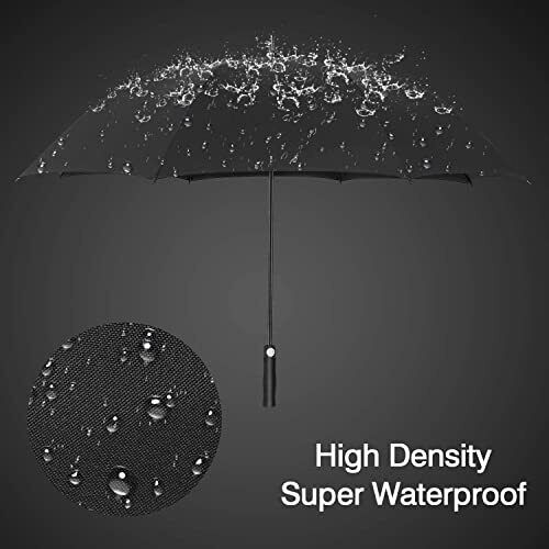 JUKSTG Golf Umbrella60 Inch Extra Large Windproof Automatic Open Stick Umbrel...