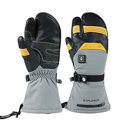 MOUNT TEC Explorer 5 Skiing & Snow Gloves 3-Finger Waterproof & Windproof Win...