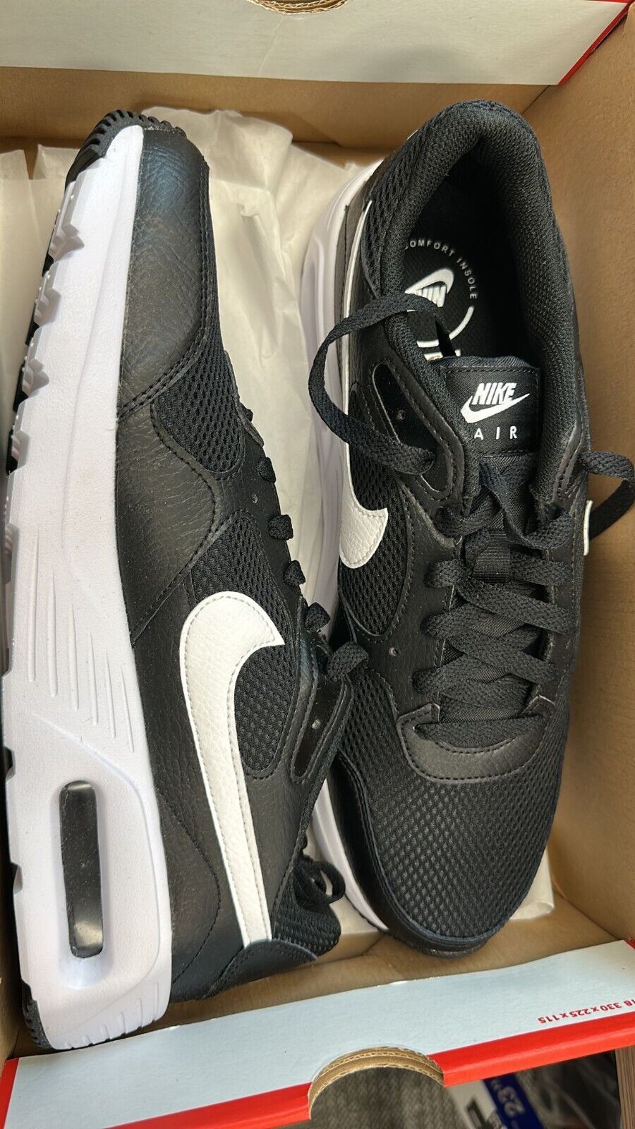 Nike Air Max Sc Mens Shoes Size 10.5, Color: Black/White-Black