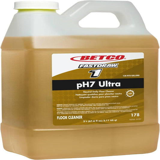 Betco® pH7 Ultra Fastdraw Floor Cleaner, 67.6 Oz Bottle