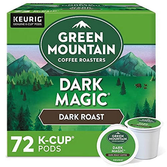 Green Mountain Coffee Roasters Dark Magic Keurig Single-Serve K-Cup Pods, Dark Roast Coffee, 72 Count